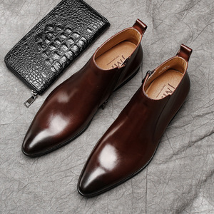 Nouvelles Chaussures Habillées en Cuir Noir à Lacets pour Hommes, Motif Crocodile, Style Automne 2026, Meilleures Ventes, Tendance Affaires - Product Image 3