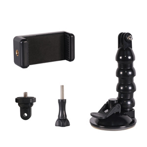 Support de caméra embarquée K6 Snake à ventouse flexible haute résistance pour pare-brise de voiture - Product Image 3