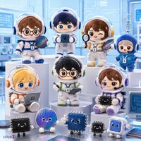 Peluche de Luxe Astronaute Ingénieur en Technologie, Figurine Rembourrée en Combinaison Spatiale avec Circuit Intégré