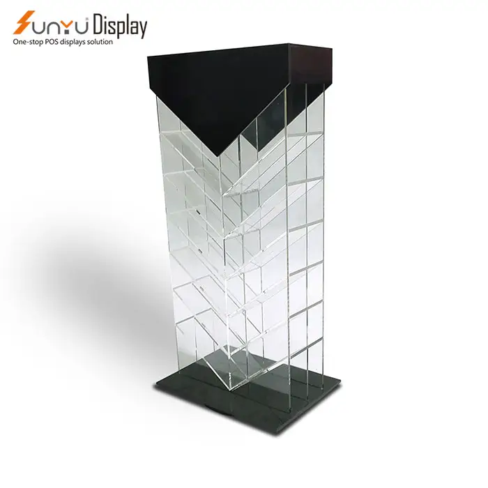 プレキシガラス透明窓ディスプレイスタンドプロカスタムアクリルフロアディスプレイスタンド