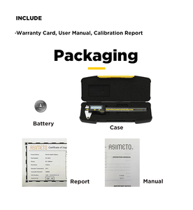 Asimeto Empat Tombol Kalibrador Digital Alat Ukur Vernier Caliper Digital Absolut 300mm 0-12 inci Vernier Caliper Manual - Product Image 5