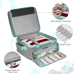 Étui de transport portable pour <span class=keywords><strong>Cricut</strong></span> <span class=keywords><strong>EasyPress</strong></span> 2/<span class=keywords><strong>Cricut</strong></span> <span class=keywords><strong>EasyPress</strong></span> 3 - Sac de rangement double couche pour presse à chaud, sac organisateur - Product Image 5