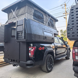 Tente de camping escamotable pour pick-up tout-terrain, coque de camping-car pour expéditions, auvent de lit de pick-up pour le camping et les voyages - Product Image 3