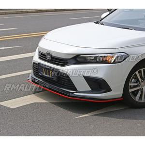 Difusor de Parachoques Delantero para Auto, Spoiler Negro Brillante, Pieza de Modificación para Honda Civic 11ª Gen. 22, Protector de Parachoques, Accesorio para Auto - Product Image 4