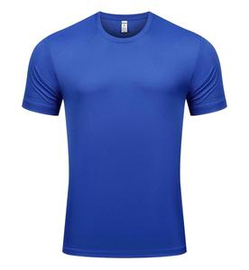 T-shirt de sport tricoté léger, respirant, anti-rides et anti-bouloches en Spandex/Polyester à séchage rapide pour hommes et femmes - Product Image 4