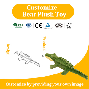 Peluche de Cocodrilo con Logotipo Personalizado, Relleno de Algodón PP, Juguete Interactivo Relajante para Mascotas, Regalo Conmemorativo para Eventos de Entrenamiento - Product Image 1