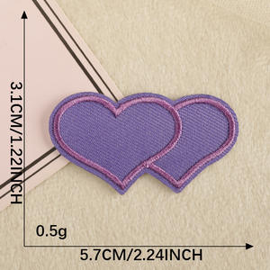 Fer sur brodé violet Wow fille aide fille maman vie problème faire <span class=keywords><strong>livre</strong></span> papillon Patch pour chapeau sweats à capuche sac décoration - Product Image 6