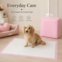 Almohadillas de Entrenamiento para Mascotas Desechables de Secado Rápido, Impermeables IPX7, Ecológicas, de 6 Capas, 100% Algodón PE SAP, para Limpieza de Cachorros, Directo de Fábrica