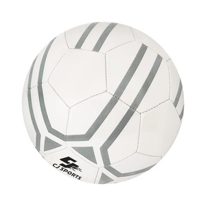 Balón de Fútbol Personalizado con Logotipo, Tamaño 5, Cosido a Máquina, PVC Blanco Mate, para Entretenimiento y Recreación, Venta al Por Mayor de Fábrica en Vietnam - Product Image 1