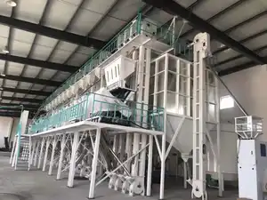 Máquinas de moagem de arroz 3 Ton/hora Completa com motor novo e PLCTrustworthy para fábrica de arroz