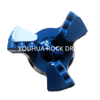 120mm 3 ailes PDC Concave Bit Non Carottage Pdc Foret pour Puits D'eau Minier
