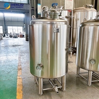 Fermenteur sanitaire ZJ 600L SUS304 à trois couches avec fonctions d'isolation thermique et de refroidissement pour la fermentation de liquides moulu