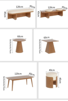 Meubles commerciaux, tables et chaises pour cafés, restaurants de restauration rapide, cafétérias
