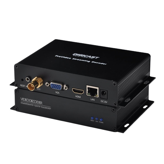 DMB 8900 BE HEVC ProVideo IP Streaming Decoder with 4K Support /SDI Output 32kbps-32Mbps Bit Rate