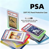 Étui rigide de protection pour cartes gradées, durable et minimaliste, étanche et anti-traces de doigts, 35PT, pour cartes à collectionner, 50mm