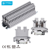 Bloc de jonction pour installation de câbles souples sur rail DIN, connexion par vis, pour panneau de commande de distribution électrique