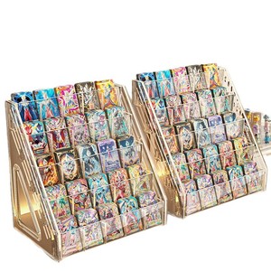 Acrylic Card Display Stand Tiered Compartment For My Little Pony Trading Cards Desktop Storage Organizer - Product Image 5