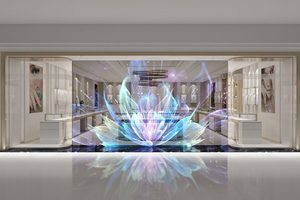 High Transparency Indoor Flexible <strong>LED</strong> Screen <strong>Full</strong> <strong>Color</strong> Glass Window <strong>Display</strong> for Retail Store SDK Function Price Video - Product Image 3