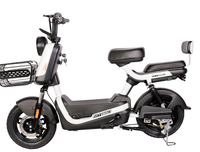 Scooter électrique pas cher 48V 350W, vélo électrique, pneu à vide de 14 pouces, 2 places, moteur sans balais, suspension intégrale, étanche, longue portée, pour adultes, ville
