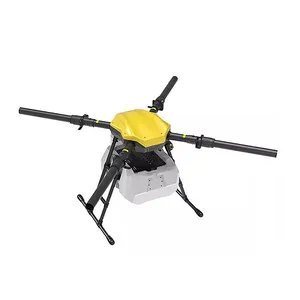 Drone de pulvérisation agricole à cadre en fibre de carbone Pulvérisateur de culture UAV volant étanche