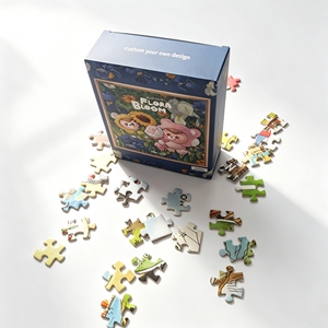 Jeux de puzzle personnalisés avec lettres de l'alphabet, jeux de société, mini puzzles à boutons, jouets éducatifs pour enfants, garçons et filles - Product Image 4