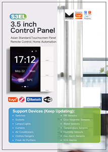 Para Pantalla de Control Central Inteligente de 3.5 Pulgadas, Zigbee Gateway, Control por Voz <span class=keywords><strong>Alexa</strong></span>, Interruptor de Relé de 3 Vías y 10A para <span class=keywords><strong>PC</strong></span>, Interruptor Táctil IR WiFi de 3 Grupos - Product Image 2