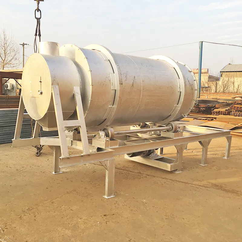 rotary dryer industrial equipment rotary dryer for limestone with 3-drum