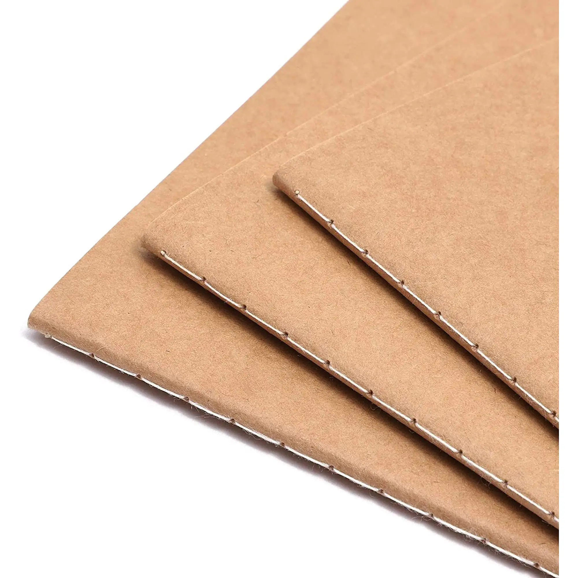 Drucken Günstig genäht täglich Bulk Blank Paper Notebook Brown Kraft Journal Paper Notebook