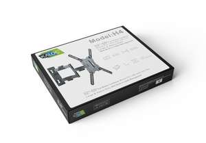 KALOC-Soporte de pared de esquina LED H4, soporte de pared <span class=keywords><strong>flotante</strong></span> de 32-55 pulgadas, soporte de <span class=keywords><strong>TV</strong></span> moderno montado en la pared, Vesa 75x75 400x400 - Product Image 3