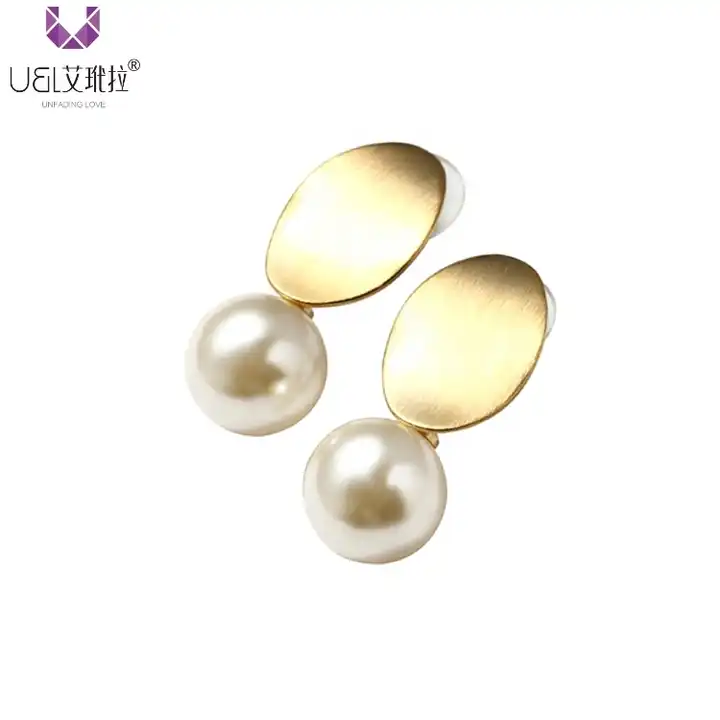 Fresh Water Pearl Earring for Women. Bridal Wedding Porcelain Flower Earring.  Handmade Clay Earring - China Bridal CZ Earring and Bridal Earring price |  Made-in-China.com