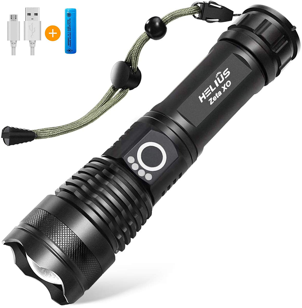 गर्म बिक्री सस्ते XHP50 26650 ज़ूम शक्तिशाली एलईडी टॉर्च 3500 Lumens डेरा डाले हुए यूएसबी निविड़ अंधकार Rechargeable मशाल प्रकाश टॉर्च