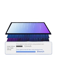 Imprimante 3D LCD à résine ANYCUBIC Photon Mono M7 MAX, prête à être expédiée, haute vitesse, grande taille 298mm*164mm*300mm, impression assistée par intelligence artificielle