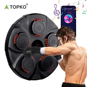 Topko boxing mục tiêu âm nhạc boxing mục tiêu đào tạo với màu xanh răng nhà sử dụng thiết bị tập thể dục đấm bốc máy