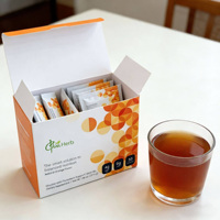 Poudre de complément alimentaire chinois à base de plantes pour adultes, saveur orange, pour la densité osseuse et le soutien immunitaire, vente chaude, directement de l'usine, OEM ODM