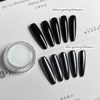 Nouvelle poudre effet miroir chromé transparent – ​​Poudre « Magic Mirror » ultra-transparente pour nail art