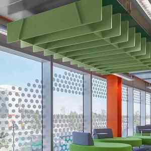 <span class=keywords><strong>Pannelli</strong></span> Acustici Moderni per Appartamenti, Deflettori Acustici Sospesi in PET Poliestere con NRC 0.9 e Spessore 9mm - Product Image 5