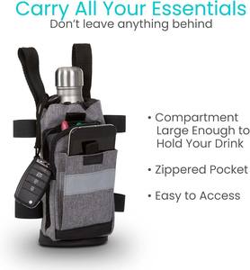 Free sample Crutch Bag Lightweight Crutch Factory Crutch Walking Stick Bag <b>Wheelchair</b> Organizer Universal Walker Bag - Product Image 3