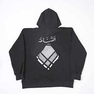 Sudadera con capucha unisex de peso pesado bordada personalizada con hombros caídos sudadera de gran tamaño hecha de algodón de rizo francés fabricante - Product Image 2