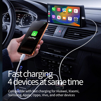 Pengisi Daya Mobil Ponsel Pintar Skylight P69 USB-C PD 75W Pengisian Cepat QC3.0 2-Port Proteksi Sirkuit Pendek Mini