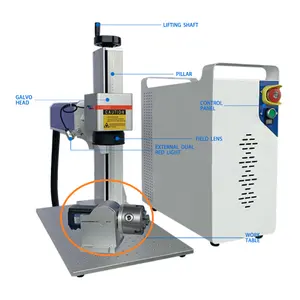 M2Y2 MYLM-DC80 rotary clamp parts for fiber laser marking machine