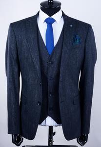 Trajes para hombre de alta calidad fabricante directo diseño personalizado traje de hombre temporada nuevo diseño - Product Image 2