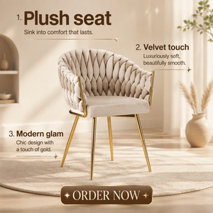 <span class=keywords><strong>Chaises</strong></span> de salle <span class=keywords><strong>à</strong></span> <span class=keywords><strong>manger</strong></span> MULIGNA, style nordique moderne, luxe, métal doré, tissu en velours, meubles de maison, restaurant, avec pieds en métal - Product Image 2