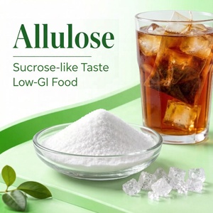 Edulcorante de Alulosa de Grado Alimenticio, Saludable, Sin Azúcar, Blanco Puro, Amarillo Claro, Polvo a Granel, 99% Edulcorante de Fruta del Monje con Alulosa - Product Image 2