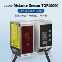 Télémètre laser à sortie analogique 30m 20m, capteur de distance laser TOF, capteur de distance laser numérique avec interface Modbus RTU RS485