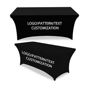 Tùy Chỉnh Căng Hình Chữ Nhật Khăn Trải Bàn Với Logo Thương Mại Cho 4ft/6ft/8ft Nhà Bảng Cho Kỳ Nghỉ Sinh Nhật Đảng Khăn Trải Bàn - Product Image 2