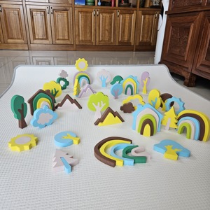 Puzzles éducatifs d'animaux flottants pour bébés garçons filles jouets de <span class=keywords><strong>bain</strong></span> en <span class=keywords><strong>mousse</strong></span> baignoire non toxique - Product Image 1