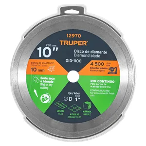 Master avec 10 unités Disque diamant 10 'x 2.2mm, jante continue, Truper - Product Image 4