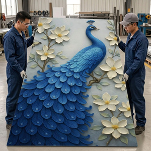 Panneau mural UV brillant en <span class=keywords><strong>PVC</strong></span>, plaque murale en marbre UV, feuille <span class=keywords><strong>de</strong></span> marbre <span class=keywords><strong>PVC</strong></span> WPC, panneau UV 1220*2440*8mm 4*8ft pour intérieur - Product Image 1