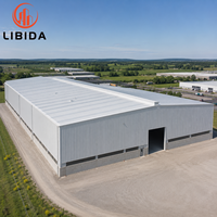 Almacén de Estructura de Acero Prefabricado, Taller Industrial de Acero de Ensamblaje Rápido, Edificio de Almacenamiento de Metal Personalizado
