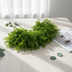 Série Verte Fleurs Artificielles Réalistes en Soie : Pissenlit, Larmes de Bambou, Hortensia, Rose – Décoration Mariage et Maison – Moulage par Injection - Product Image 2